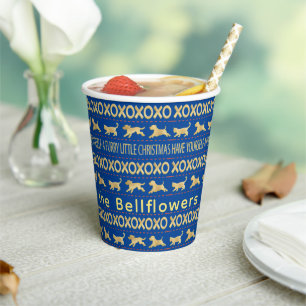 Christmas Furry Cats and Dogs Paper Cups
