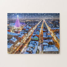 Christmas Gallery Art Photo Puzzles Winter City
