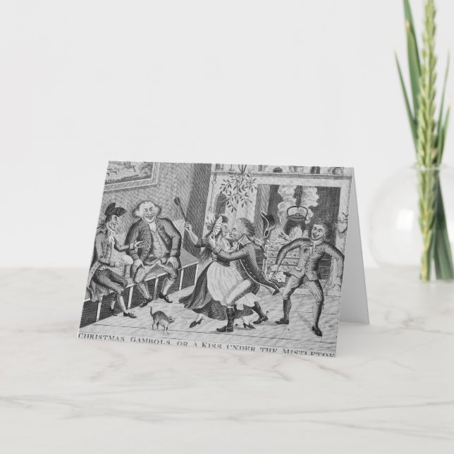 Christmas Gambols, or a Kiss Under the Holiday Card (Front)