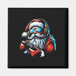 Christmas Gamer Boys Video Game Santa Xmas 1 Magnet