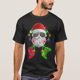 Christmas Gamer Boys Video Game Santa Xmas T-Shirt