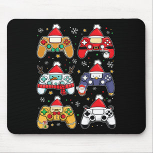 Christmas Gamer Controller Xmas Gaming Men Boys Ki Mouse Pad