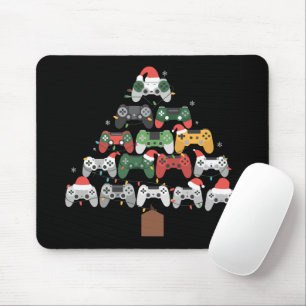 Christmas Gaming Tree Gamers Gamer Xmas Gifts  Mouse Pad