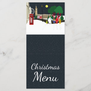 Christmas Gang in London Menu