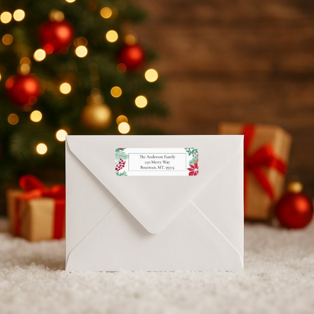 Christmas Garden | Return Address Label (Creator Uploaded)