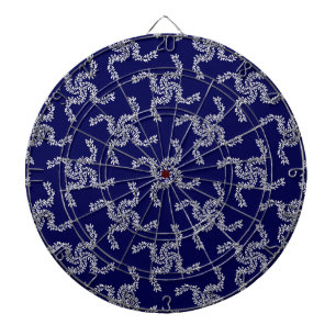 Christmas Garland Blue, Christmas Decoration, Xmas Dartboard