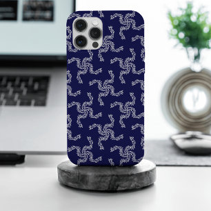 Christmas Garland Blue, Christmas Decoration, Xmas iPhone 15 Pro Max Case