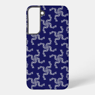 Christmas Garland Blue, Christmas Decoration, Xmas Samsung Galaxy Case