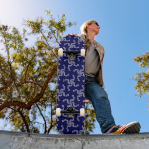 Christmas Garland Blue, Christmas Decoration, Xmas Skateboard