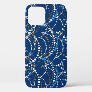 Christmas garland: festive seamless pattern iPhone 12 case