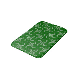 Christmas Garland Green, Christmas Decoration Bath Mat