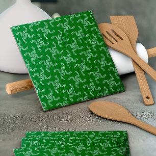 Christmas Garland Green, Christmas Decoration Ceramic Tile
