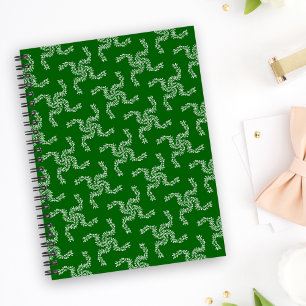 Christmas Garland Green, Christmas Decoration Notebook
