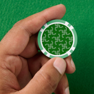 Christmas Garland Green, Christmas Decoration Poker Chips