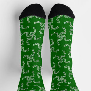 Christmas Garland Green, Christmas Decoration Socks