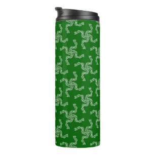Christmas Garland Green, Christmas Decoration Thermal Tumbler