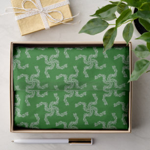 Christmas Garland Green, Christmas Decoration Tissue Paper