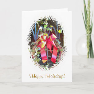 CHRISTMAS GARLAND HOLIDAY CARD