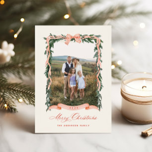 Christmas Garland Photo Holiday Card