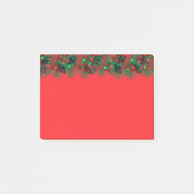 Christmas Garland  Post-it Notes (Front)