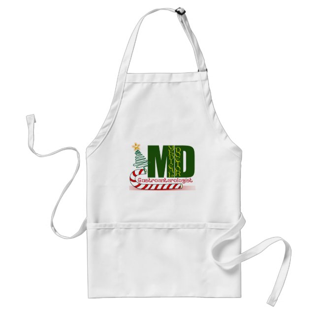 CHRISTMAS GASTROENTEROLOGIST STANDARD APRON (Front)