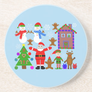 Christmas Gathering #2 Coaster