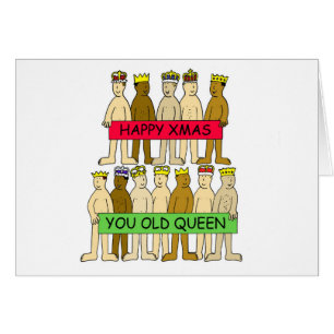 Christmas Gay Queens Humour.