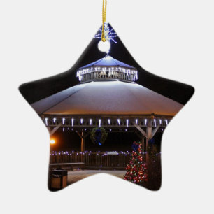 Christmas Gazebo Ceramic Tree Decoration
