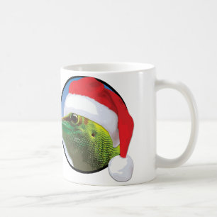 Christmas Gecko - White 11 oz Classic White Mug