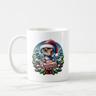 Christmas Geko Coffee Mug