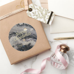 Christmas geode sticker