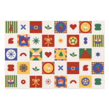 Christmas Geometric pattern gift