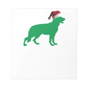 Christmas German Shepherd Notepad