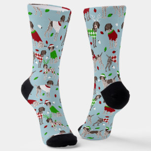 Christmas German Shorthaired Pointer Socks