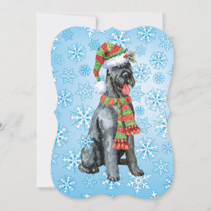 Christmas Giant Schnauzer Holiday Card