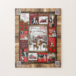 Christmas Gift All Heart Come Home For Christmas Jigsaw Puzzle