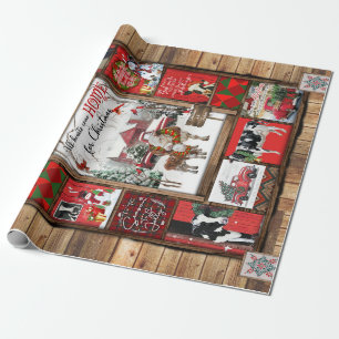 Christmas Gift All Heart Come Home For Christmas Wrapping Paper