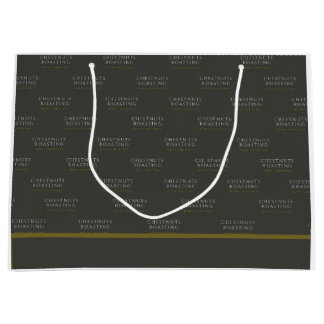 Christmas Gift Bag - Chestnuts Roasting