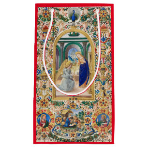 CHRISTMAS GIFT BAG NATIVITY TRADITIONAL PAINTING
