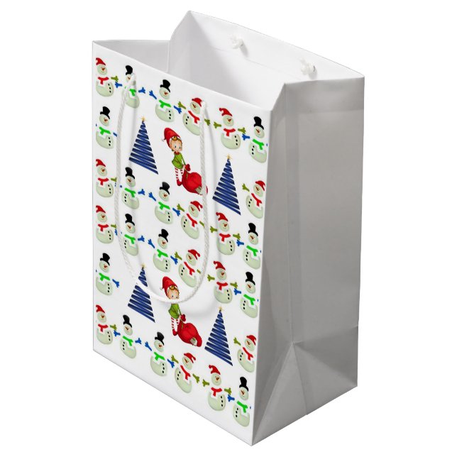 Christmas Gift Bags (Back Angled)