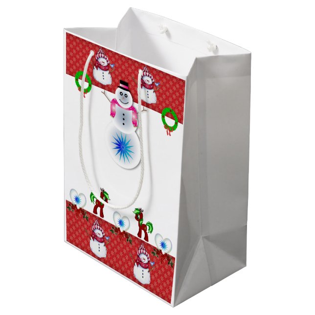 Christmas Gift Bags (Back Angled)
