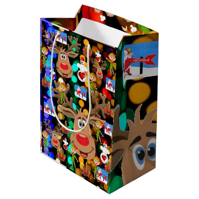 Christmas Gift Bags (Back Angled)