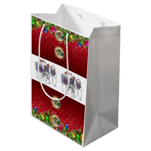 Christmas Gift Bags (Back Angled)