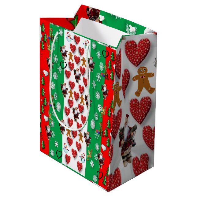 Christmas Gift Bags (Back Angled)