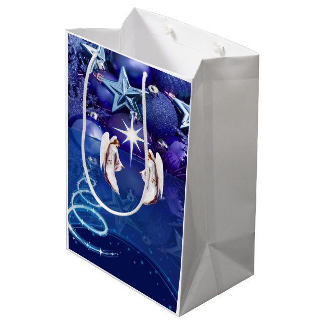 Christmas Gift Bags Angel (Back Angled)