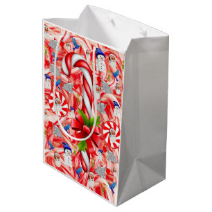 Christmas Gift Bags Peppermint