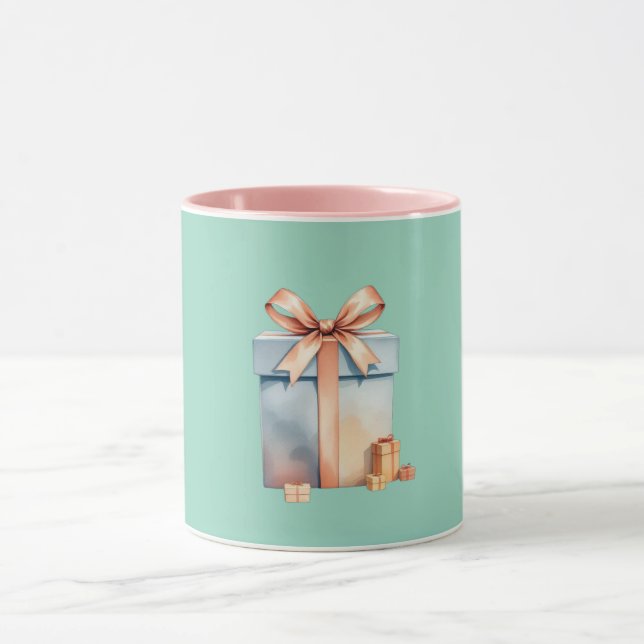 Christmas Gift Box Mug (Center)