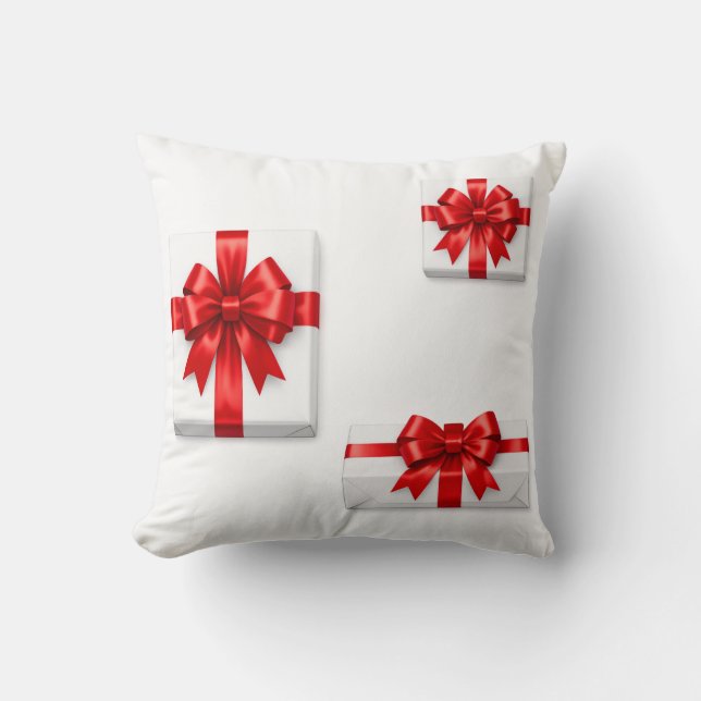 Christmas Gift Box Pillow (Front)