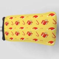 Christmas gift box Santa hat candy cane
