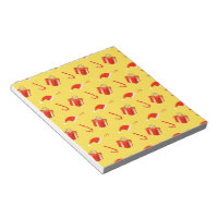 Christmas gift box Santa hat candy cane